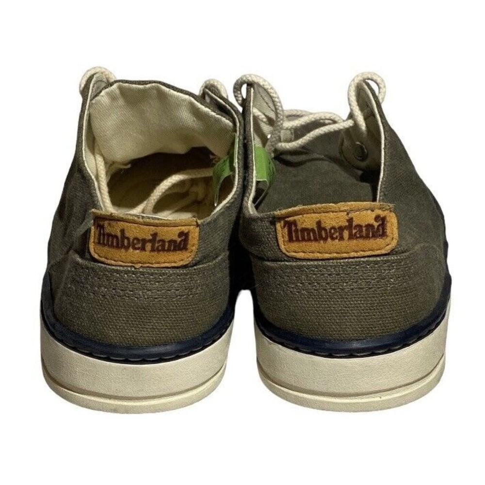 Timberland Earthkeepers Hookset Loafers Boat Shoes Olive Green
